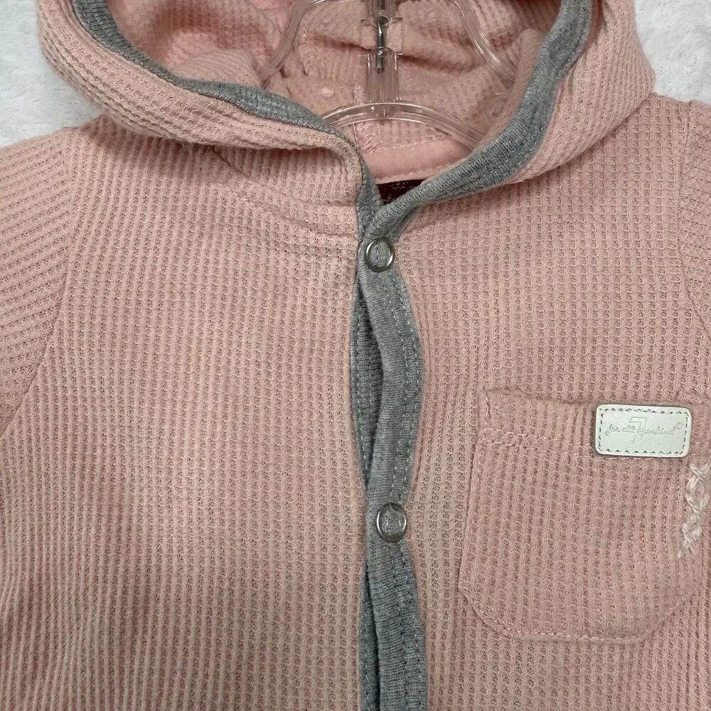 Baby Girl 7 for all‎ Mankind 3-6 Month Coverall One Piece Pink